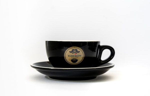 BlackBeard Coffee 7oz mug With saucer