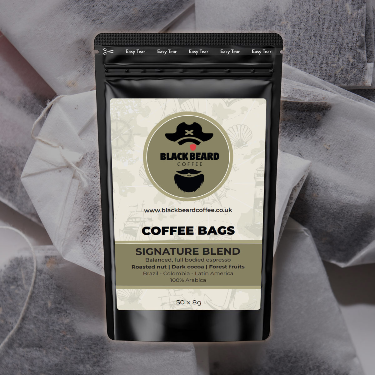 Percol Americano Medium Roast Coffee Bags, 60 x 8g | Cost...